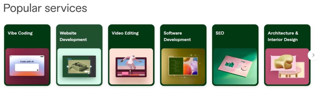 Fiverr Polular Services